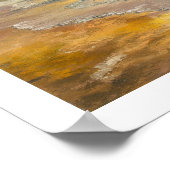 Golden Hour op het strand Poster (Hoek)