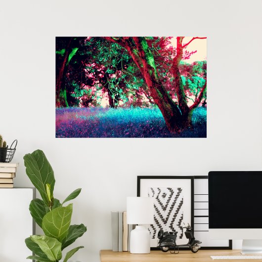 Golden Hour Poster - Grootte groot (34 x 22 inch) (Thuiskantoor)