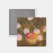 Golden Hour Raspberry Basket Magnetische Foto Magneet (Voorkant / Achterkant)