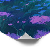 Golden Hour Reflections, mooi meer Poster (Hoek)