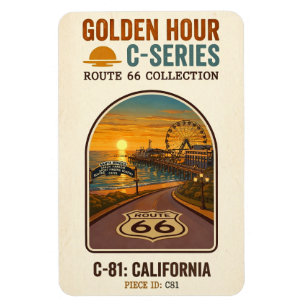 Golden Hour Route 66 C-Series Californië Magneet