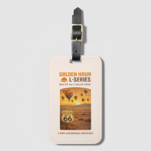 Golden Hour Route 66 L-Serie Albuquerque Bagagelabel