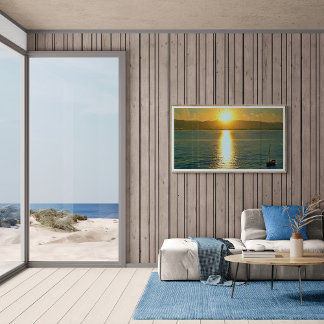 Golden Hour Sail Canvas Afdruk