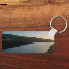Golden Hour Serenity at Baitings Reservoir Sleutelhanger