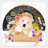 GOLDEN HOUR - stickers met 2 maten (Voorkant)