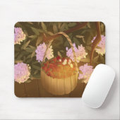 Golden Hour Strawberry Basket Mouse Pad Muismat (Met muis)