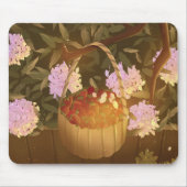 Golden Hour Strawberry Basket Mouse Pad Muismat (Voorkant)