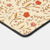 Golden Hour Study | Retro Ogee Floral Desk Mat (Hoek)