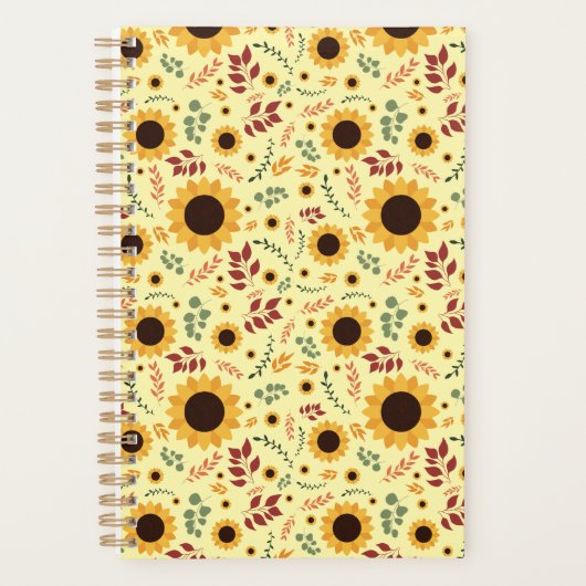 Golden Hour Sunflower | Small Daily Planner (Voorkant)