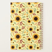 Golden Hour Sunflower | Small Daily Planner (Achterkant)