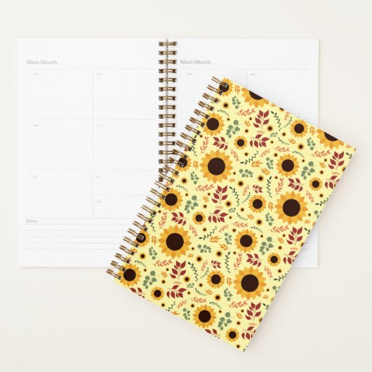 Golden Hour Sunflower | Small Daily Planner (Display)
