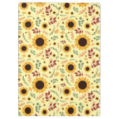 Golden Hour Sunflower | Standard Klembord (Achterkant)