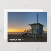 Golden Hour Sunset - Marina Del Rey, CA Briefkaart (Voorkant / Achterkant)