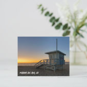 Golden Hour Sunset - Marina Del Rey, CA Briefkaart (Staand voorkant)