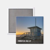 Golden Hour Sunset - Marina Del Rey, CA Magneet (Voorkant / Achterkant)