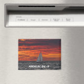 Golden Hour Sunset - Marina Del Rey, CA Magneet (Insitu (Vaatwasser))