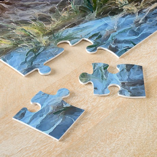 Golden Hour Sunset on Florence Dunes in Oregon Legpuzzel (Zijkant)