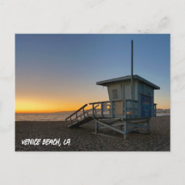 Golden Hour Sunset - Venice Beach, Californië Briefkaart