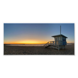 Golden Hour Sunset - Venice Beach, Californië Foto Afdruk