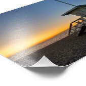 Golden Hour Sunset - Venice Beach, Californië Foto Afdruk (Hoek)