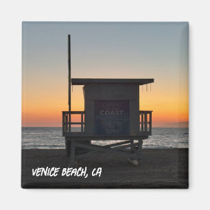 Golden Hour Sunset - Venice Beach, Californië Magneet