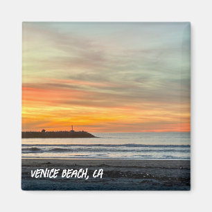 Golden Hour Sunset - Venice Beach, Californië Magneet
