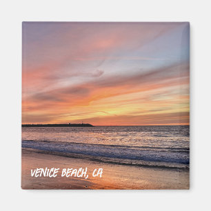 Golden Hour Sunset - Venice Beach, Californië Magneet