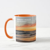 Golden Hour Sunset - Venice Beach, Californië Mok (Links)