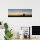 Golden Hour Sunset - Venice Beach, Californië Poster (Thuiskantoor)