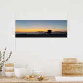 Golden Hour Sunset - Venice Beach, Californië Poster (Keuken)