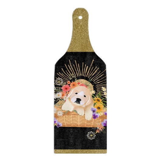 GOLDEN HOUR - terugwinning - karton voor glaswerk Snijplank (Voorkant)