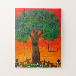 Golden Hour Tree Swing Puzzel