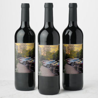 Golden Hour Urban Wine Label – Wijn Etiket