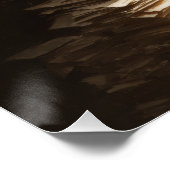 Golden Hour Vintage Study Desk Perfect Poster (Hoek)