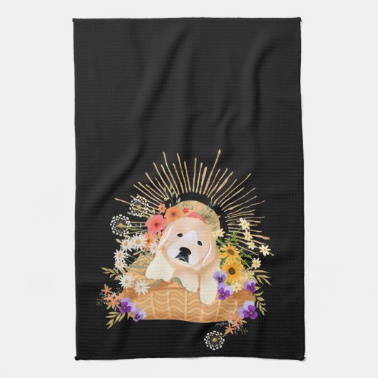 GOLDEN HOUR - WEERGAVE - keukenhanddoek (Verticaal)