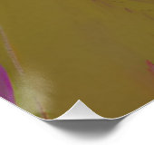 Golden Hour: zwarte vrouw ontspant buiten Perfect Poster (Hoek)