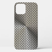 Golden Hued Perforated Metal Kijk Case-Mate iPhone Case (Achterkant)