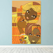 Golden Hues Canvas Afdruk (Insitu (Houten vloer))