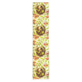 Golden Hummingbird Table Runner Korte Tafelloper (Voorkant)
