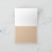 Golden Hydrangea Bloemen Winter Kaart (Binnen)