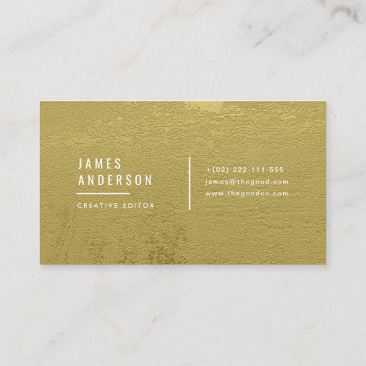 Golden I Visitekaartje (Achterkant)