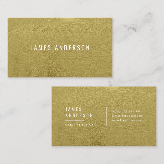 Golden I Visitekaartje (Voorkant / Achterkant)