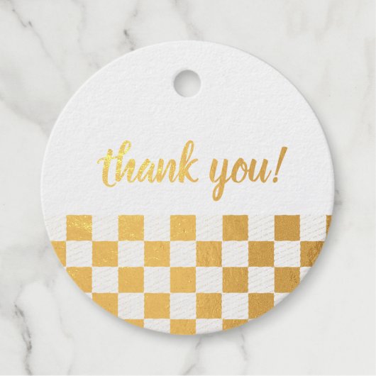 Golden Ichimatsu “Thank You”  Bedankjes Labels (Voorkant)