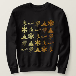 Golden iconen kerst trui