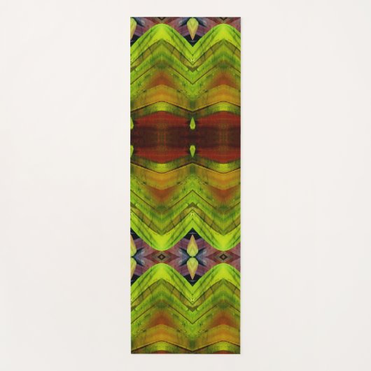 Golden Ikat x GL Yogamat (Voorkant)