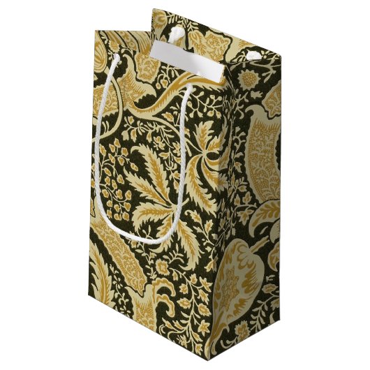 Golden Indian Pattern, William Morris Klein Cadeauzakje (Achterkant Gekanteld)