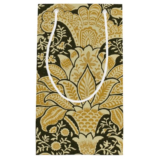 Golden Indian Pattern, William Morris Klein Cadeauzakje (Voorkant)