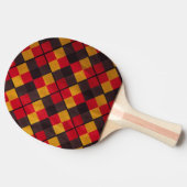 Golden Inferno Plaid Tafeltennisbatje (Zijkant)