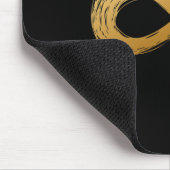 Golden Infinity Neurodiversity Symbool - Autisme w Muismat (Hoek)