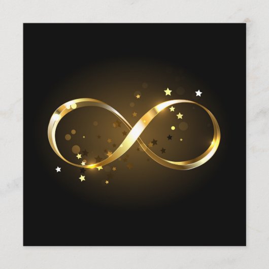 Golden Infinity-symbool Advieskaart (Voorkant)